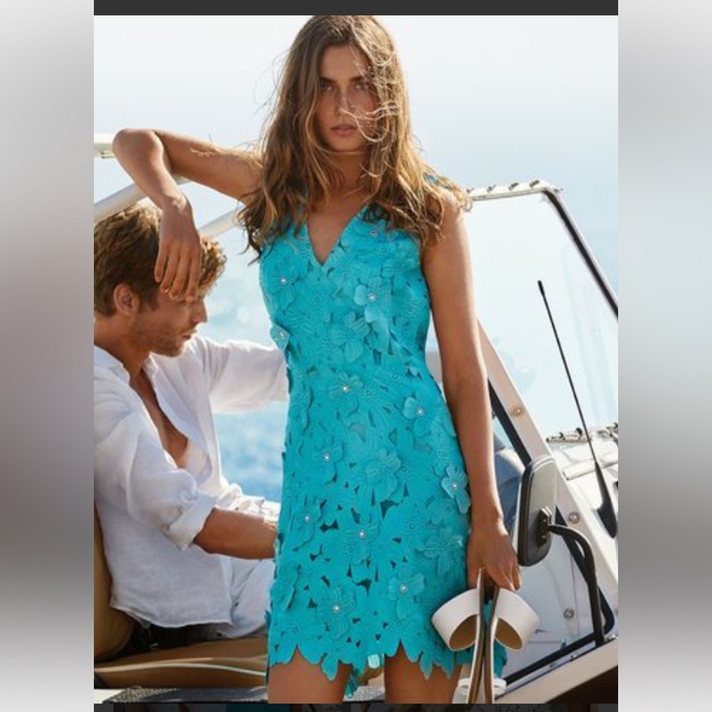 Michael Kors Lace Appliqué Dress